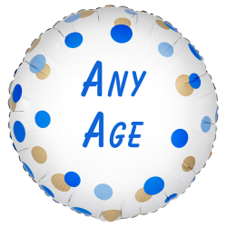 Any Age Blue Balloon