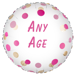 Any Age Pink Balloon
