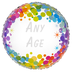 Any Age Rainbow Balloon