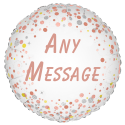 Any Message Rose Balloon