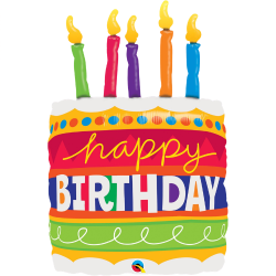 Birthday Cake Birthday Supershape Balloon