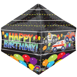 First Responder Birthday Anglez Balloon