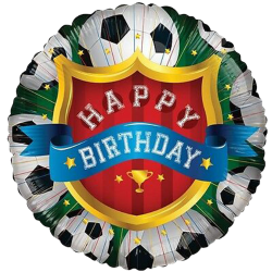 Football Happy Birthday Balloon