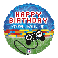 Gaming Controller Happy Birthday Balloon