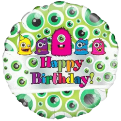 Monster Aliens Happy Birthday Balloon