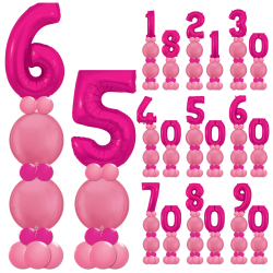 Pink Double Balloon Tower