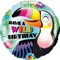 Toucan Party Happy Birthday Balloon