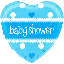 Blue Heart Baby Shower