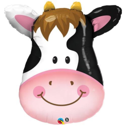Cow Head Foil Balloon
