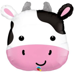 Smiling Cow Foil Balloon