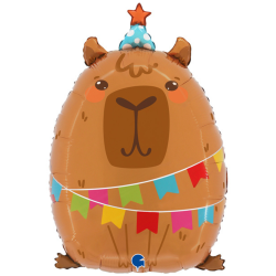 Large Capybara Foil Balloon <br> Choose How You Would Like It
