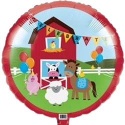 Farm Yard Celebration Foil Balloon
