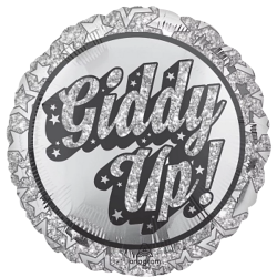Giddy Up Foil Balloon