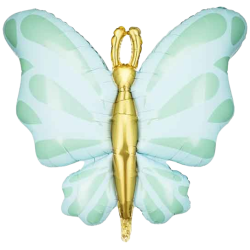 Green Butterfly Foil Balloon