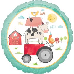 Happy Farm Foil Balloon