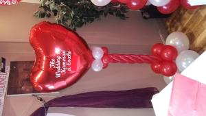 Stunning Personalised Twisted Heart at Izmir Turkish Restaurant Barry