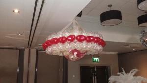 Heavenly Halo and Burster at The Village Hotel By Cardiff Balloons
